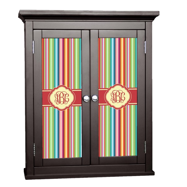 Custom Retro Vertical Stripes Cabinet Decal - XLarge (Personalized)