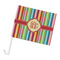 Retro Vertical Stripes Car Flag (Personalized)