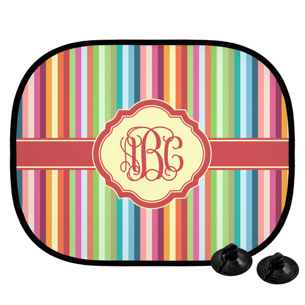 Custom Retro Vertical Stripes Car Side Window Sun Shade (Personalized)