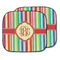 Retro Vertical Stripes Car Sun Shade - Two Piece (Personalized)