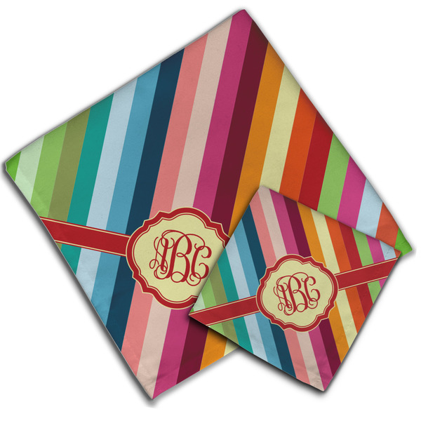 Retro Vertical Stripes Cloth Napkins - Personalized Lunch & Dinner (PARENT MAIN)