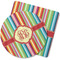 Retro Vertical Stripes Rubber Backed Coaster (Personalized)