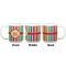 Retro Vertical Stripes Coffee Mug - 20 oz - White APPROVAL