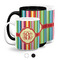 Retro Vertical Stripes Coffee Mugs Main
