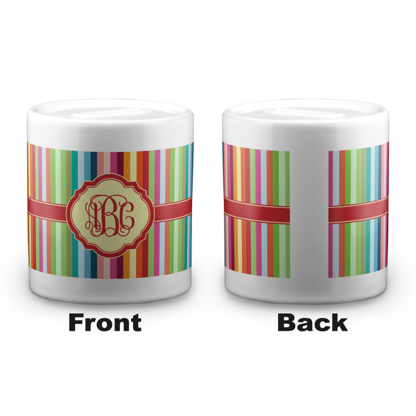 Retro Vertical Stripes Coin Bank - Apvl