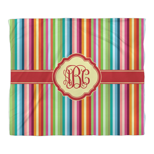 Retro Vertical Stripes Comforter - King - Front