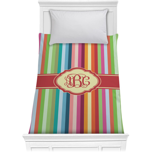 Retro Vertical Stripes Comforter (Twin)