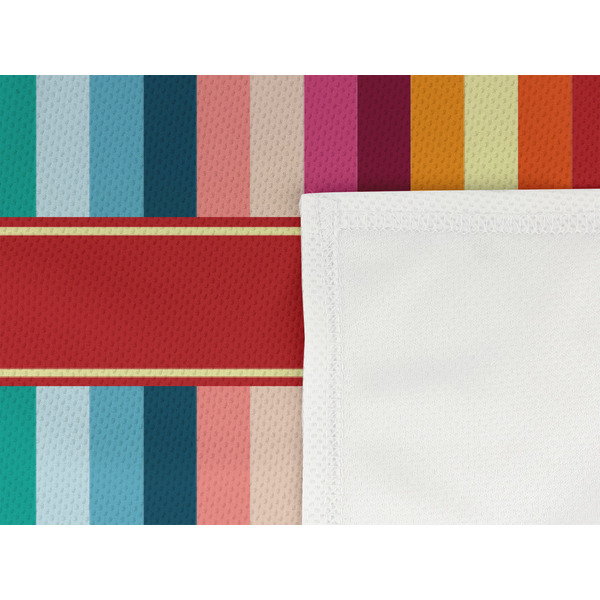 Retro Vertical Stripes Cooling Towel- Detail