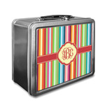 Retro Vertical Stripes Lunch Box (Personalized)