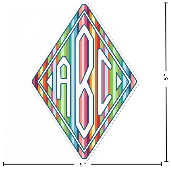 Retro Vertical Stripes Custom Shape Iron On Patches - L - APPROVAL