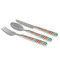 Retro Vertical Stripes Cutlery Set - MAIN