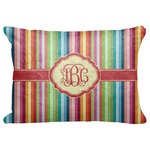 Retro Vertical Stripes Decorative Baby Pillowcase - 16"x12" (Personalized)