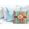 Retro Vertical Stripes Decorative Pillow Case - LIFESTYLE 2