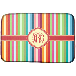 Retro Vertical Stripes Dish Drying Mat (Personalized)