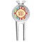 Retro Vertical Stripes Golf Divot Tool & Ball Marker (Personalized)