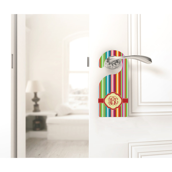 Retro Vertical Stripes Door Hanger - LIFESTYLE