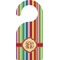 Retro Vertical Stripes Door Hanger (Personalized)