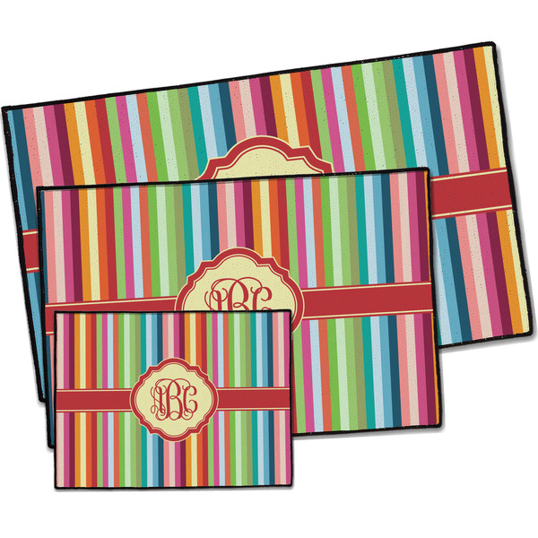 Retro Vertical Stripes Door Mats - PARENT MAIN