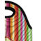 Retro Vertical Stripes Double Wine Tote - Detail 1 (new)