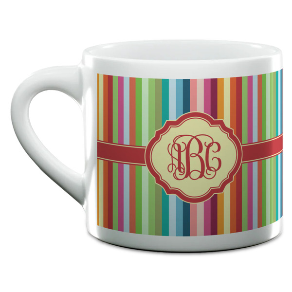 Retro Vertical Stripes Espresso Cup - 6oz (Double Shot) (MAIN)