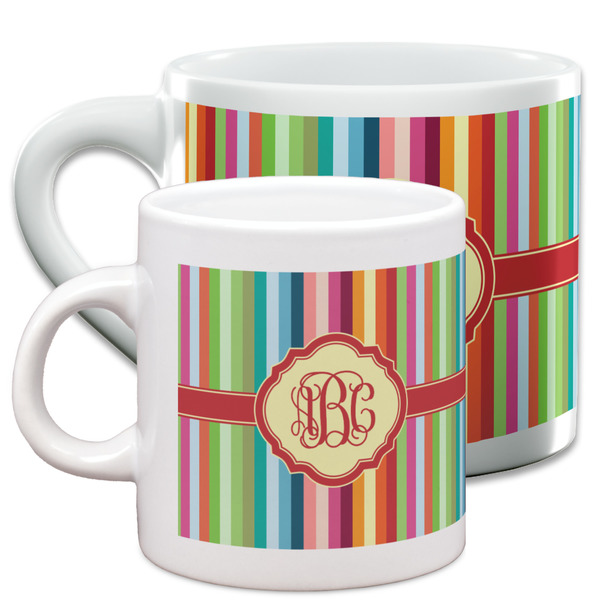 Retro Vertical Stripes Espresso Mugs - Main Parent