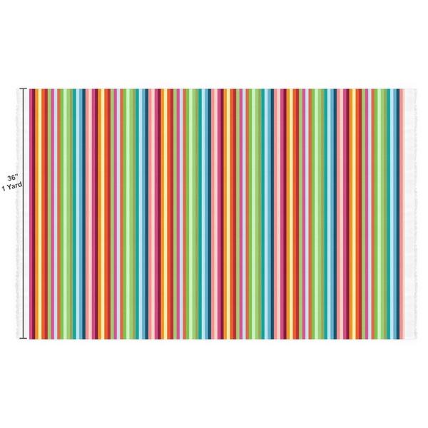 Retro Vertical Stripes Fabric Full Yard