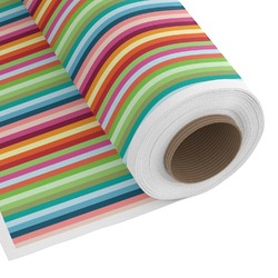 Retro Vertical Stripes Fabric by the Yard - Spun Polyester Poplin