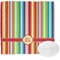 Retro Vertical Stripes Washcloth (Personalized)