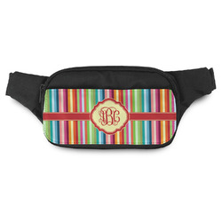 Retro Vertical Stripes Fanny Pack - Modern Style (Personalized)
