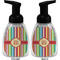Retro Vertical Stripes Foam Soap Bottle (Front & Back)