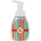 Retro Vertical Stripes Foam Soap Bottle (Personalized)