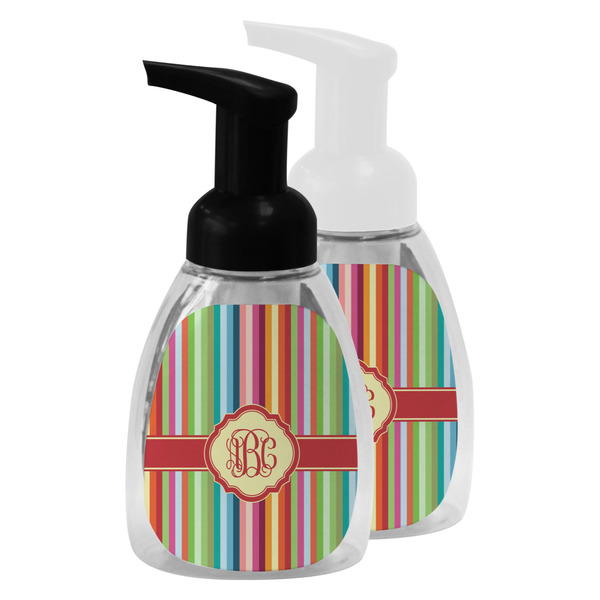 Retro Vertical Stripes Foam Soap Bottles - Main
