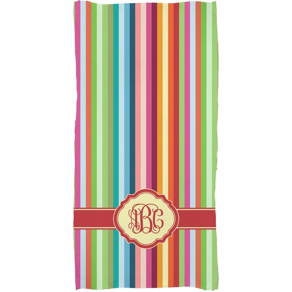 Retro Vertical Stripes Full Sized Bath Towel - Apvl