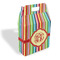 Retro Vertical Stripes Gable Favor Box (Personalized)