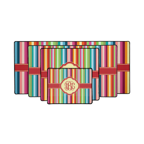 Retro Vertical Stripes Gaming Mats - PARENT/MAIN