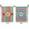 Retro Vertical Stripes Garden Flag - Double Sided Front and Back