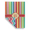 Retro Vertical Stripes Garden Flags - Large - Double Sided - FRONT FOLDED