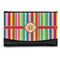 Retro Vertical Stripes Genuine Leather Women's Wallet - Small (Personalized)