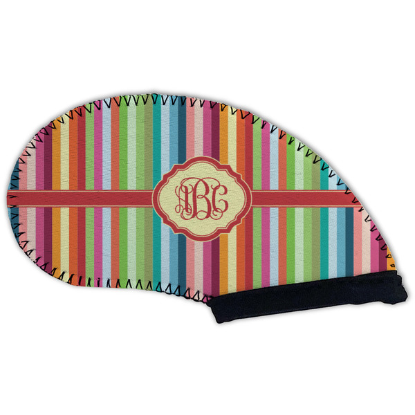 Retro Vertical Stripes Golf Club Covers - BACK
