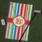 Retro Vertical Stripes Golf Towel Gift Set - Main