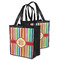 Retro Vertical Stripes Grocery Bag - MAIN