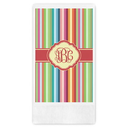 Retro Vertical Stripes Guest Paper Towels - Full Color (Personalized)