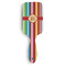 Retro Vertical Stripes Hair Brush - Front View