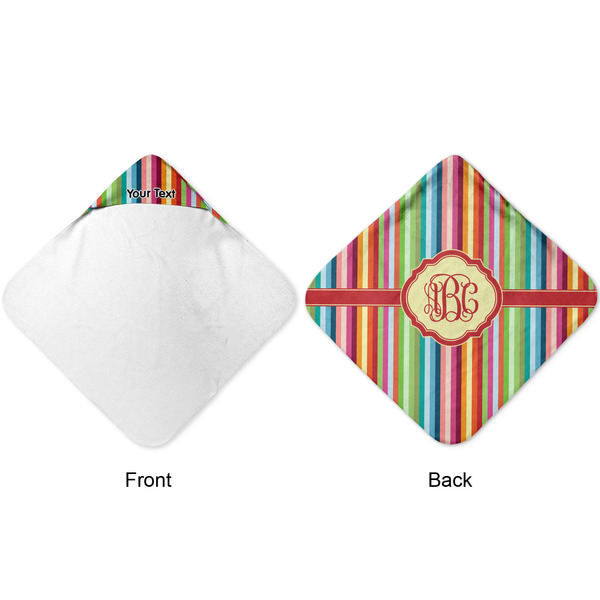 Retro Vertical Stripes Hooded Baby Towel- Approval