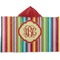 Retro Vertical Stripes Kids Hooded Towel (Personalized)