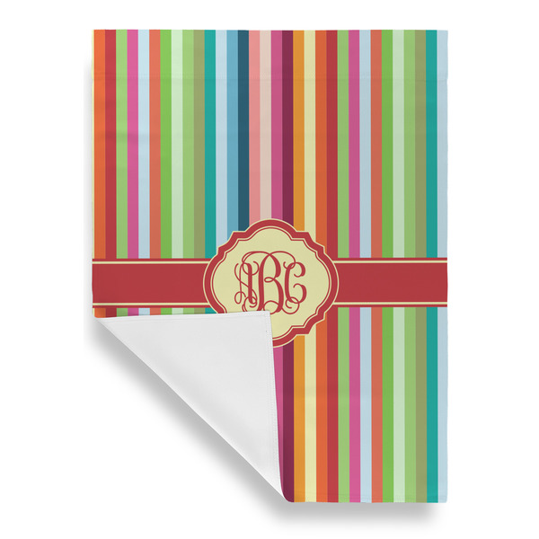 Retro Vertical Stripes House Flags - Single Sided - FRONT FOLDED