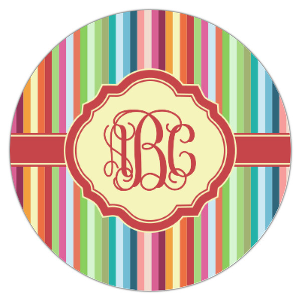 Retro Vertical Stripes Icing Circle - XSmall - Single