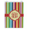 Retro Vertical Stripes Jewelry Gift Bag - Gloss - Front