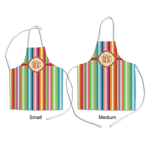 Retro Vertical Stripes Kid's Aprons - Comparison