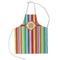 Retro Vertical Stripes Kid's Apron - Small (Personalized)